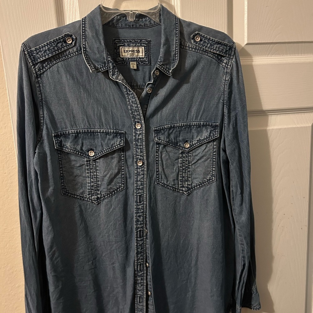 Express Denim Portofino Shirt